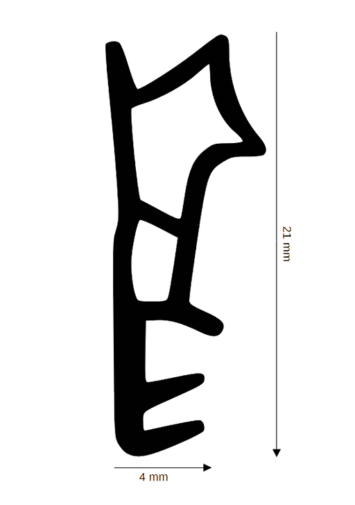 Dichtung für Holzelemente HC-R-1540