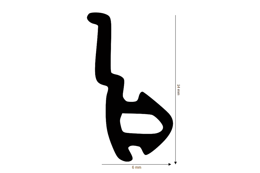 Dichtung für Kunststoff / Aluminium DH R-759-A