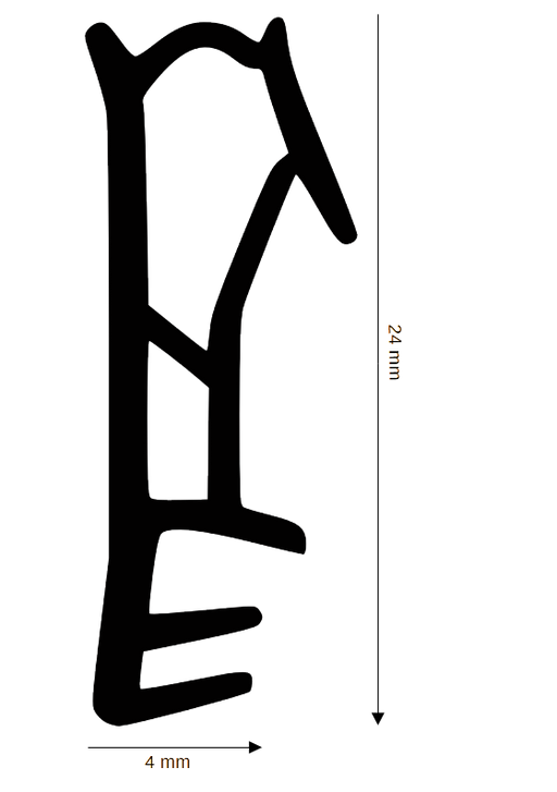 Dichtung für Holzelemente HE-RF 5