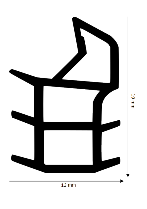 Stahlzargendichtung DH M-701-H