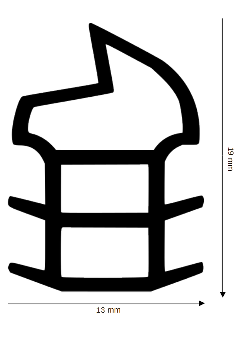 Stahlzargendichtung DH M-702-H