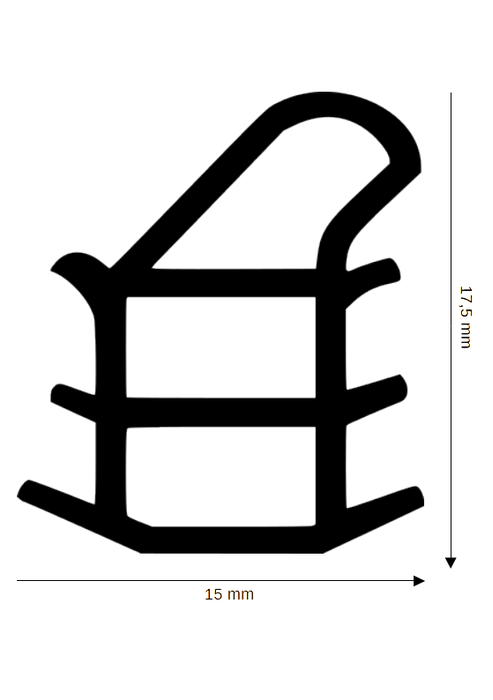 Stahlzargendichtung DH M-727-H