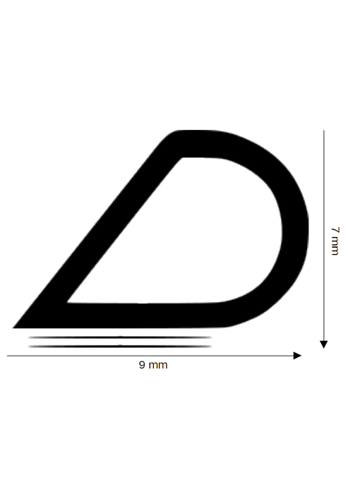 Selbstklebende Dichtung DH R-105-SK