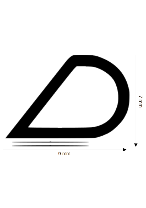 Selbstklebende Dichtung DH R-105-SK