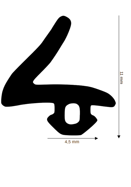 Dichtung für Kunststoff / Aluminium HF-R-1246