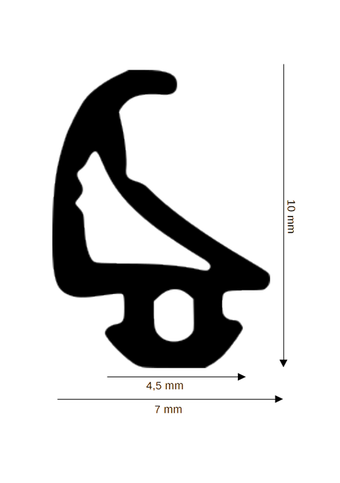 Dichtung für Kunststoff / Aluminium DH R-1302