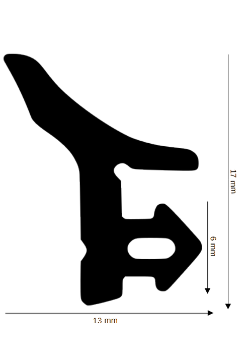 Dichtung für Kunststoff / Aluminium DH R-1386