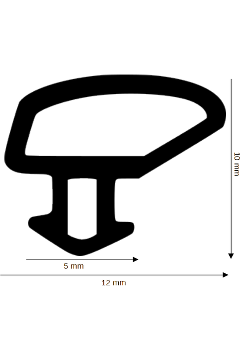 Dichtung für Kunststoff / Aluminium DH R-1424-A