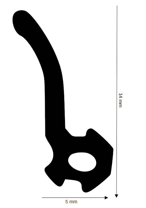 Seal for plastic / aluminum DH R-1716