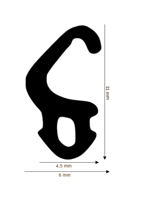 Dichtung für Kunststoff / Aluminium DH R-1727