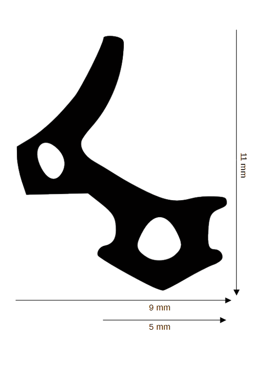 Dichtung für Kunststoff / Aluminium HF-R-1751