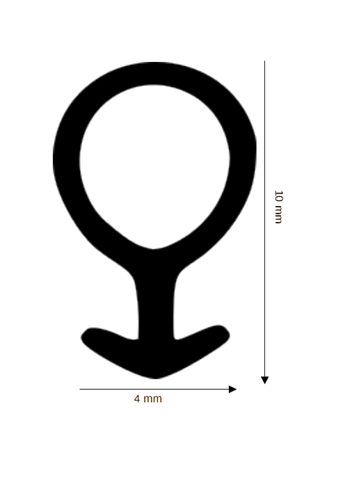Dichtung für Kunststoff / Aluminium DH R-2497