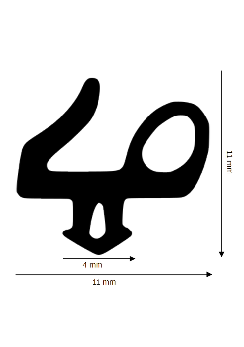 Dichtung für Kunststoff / Aluminium DH R-2525