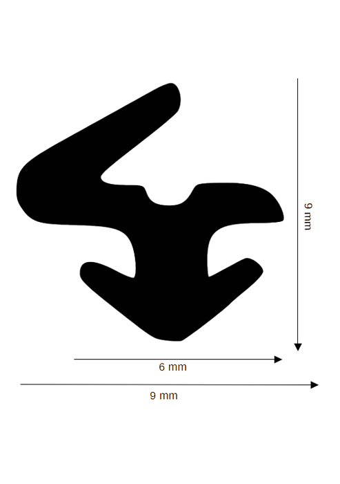 Dichtung für Kunststoff / Aluminium DH R-513