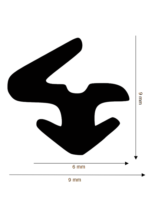 Dichtung für Kunststoff / Aluminium DH R-513