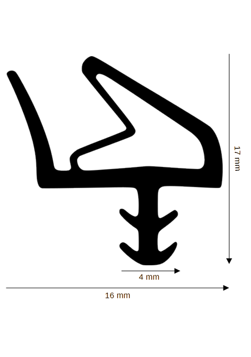 Dichtung für Holzelemente DH R-5515