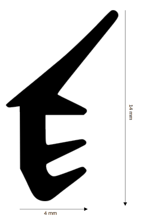 Dichtung für Holzelemente DH R-576