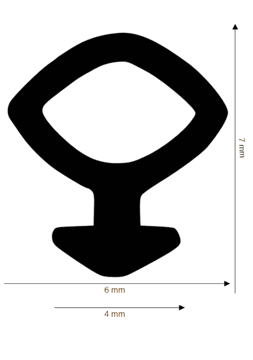 Seal for plastic / aluminum DH R-587