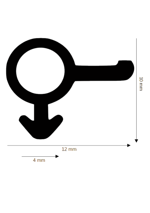 Dichtung für Kunststoff / Aluminium DH R-684
