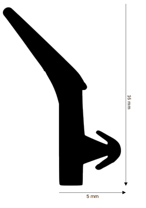 Dichtung für Kunststoff / Aluminium DH R-694