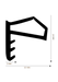 Dichtung für Holzelemente DH R-8628