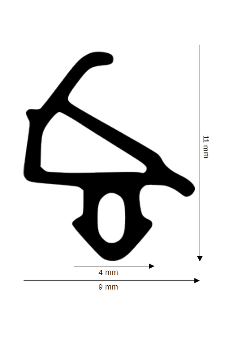 Dichtung für Kunststoff / Aluminium DH R-8765-B