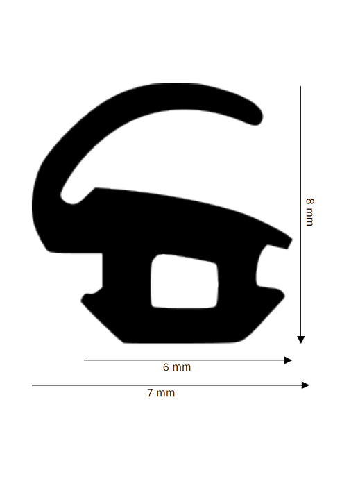 Dichtung für Kunststoff / Aluminium DH R-8796