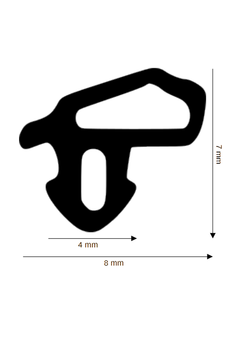 Dichtung für Kunststoff / Aluminium DH R-8865