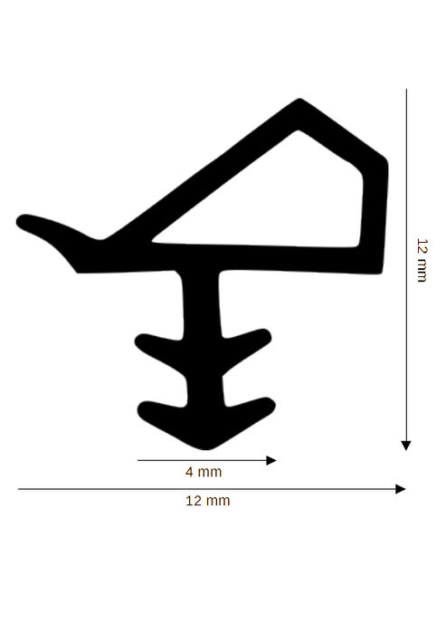 Dichtung für Holzelemente DH R-902