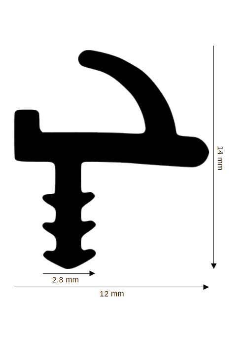 Dichtung für Holzelemente DH R-924