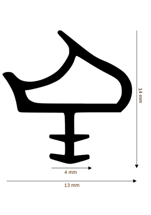 Dichtung für Holzelemente DH R-9501