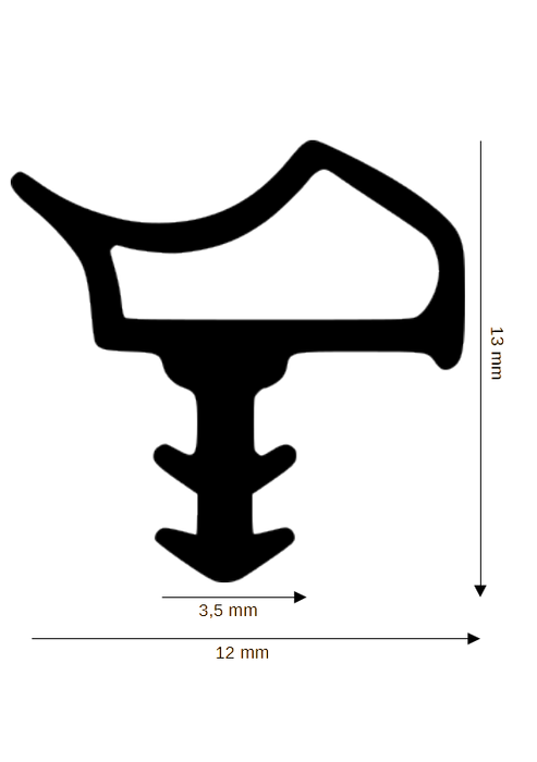 Dichtung für Holzelemente DH R-9572