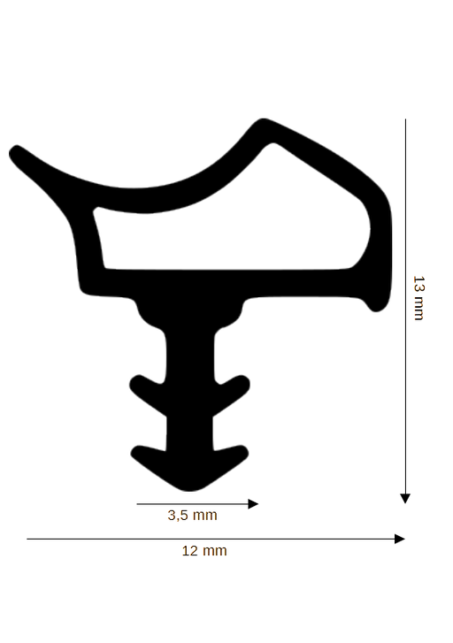 Dichtung für Holzelemente DH R-9572