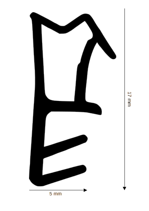 Dichtung für Holzelemente HC-RF 11