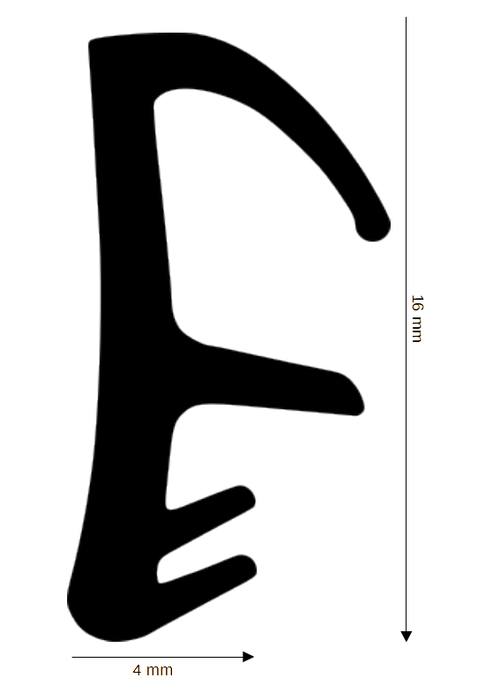Dichtung für Holzelemente DH RF 13