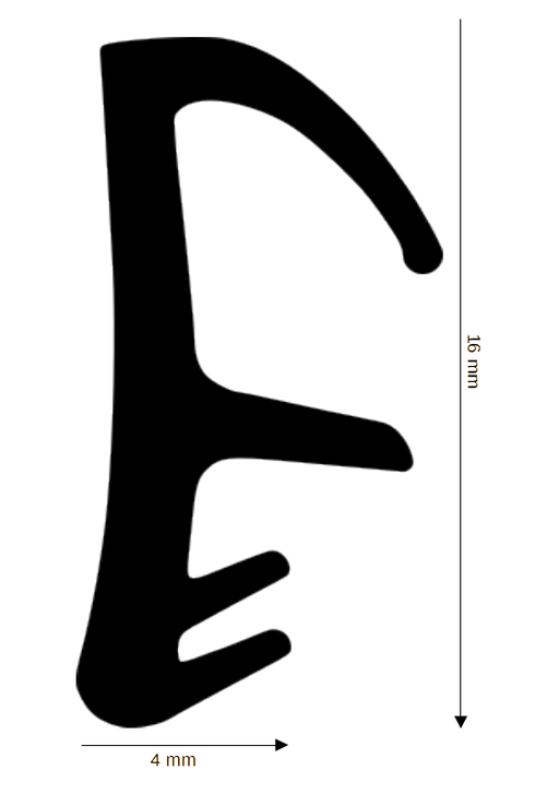 Dichtung für Holzelemente DH RF 13