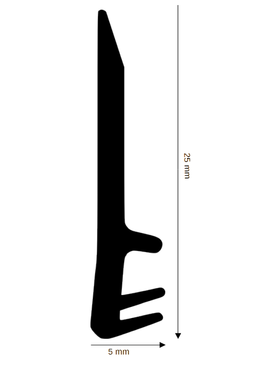 Dichtung für Holzelemente DH RF 17