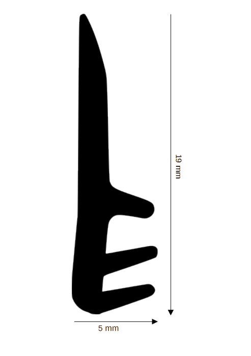 Dichtung für Holzelemente DH RF 18