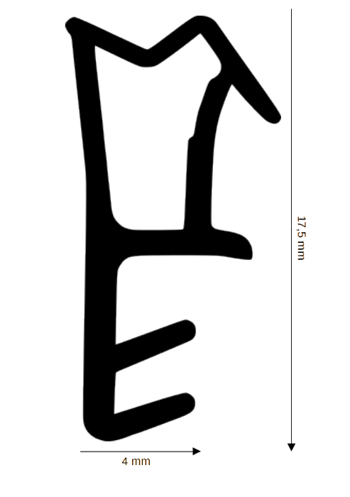 Dichtung für Holzelemente DH RF 21