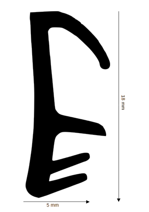 Dichtung für Holzelemente HC-RF 2