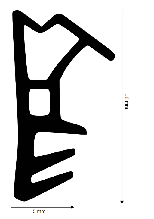 Überkopf-Holzfensterdichtung HD-RFÜ-3