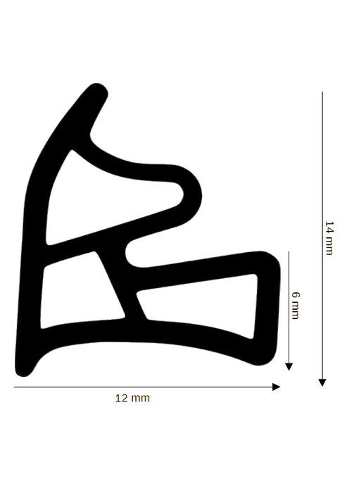 Stahlzargendichtung DH Z-529-B
