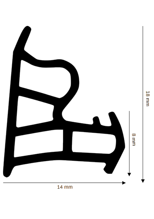 Stahlzargendichtung DH Z-557-A