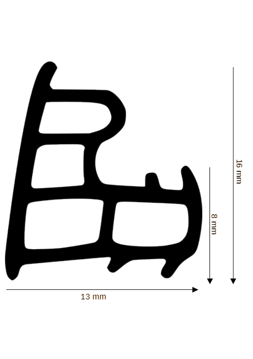 Stahlzargendichtung DH Z-557-B