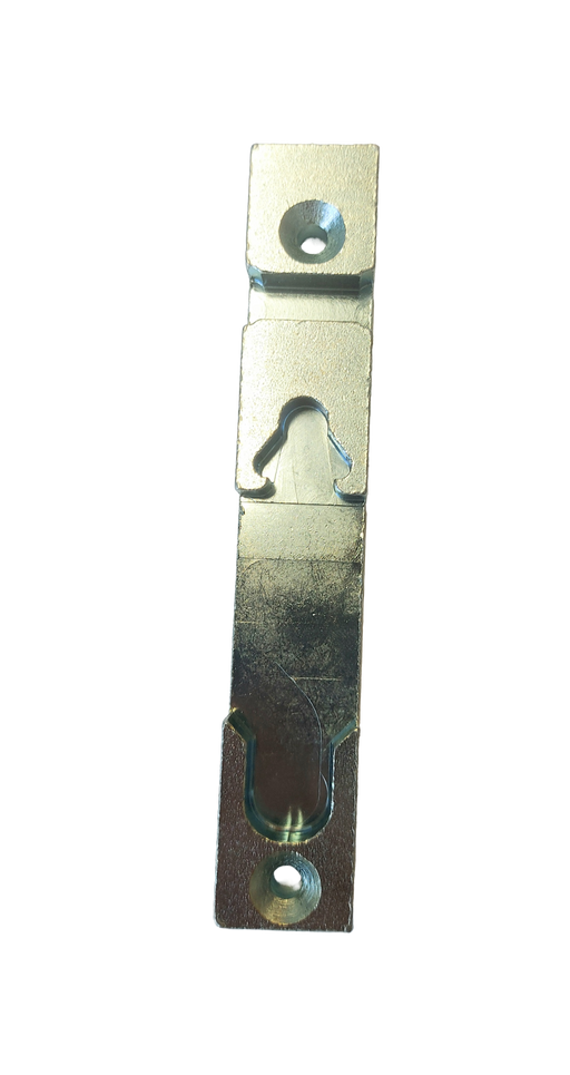 Kippschließstück / Kippschließblech passend für Siegenia 520 TL- kein Original, 112x18 mm, silber,  Qualitätsnachbau in Industriequalität
