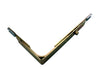 Weidtmann Eckumlenkung, 1 Rundbolzen, 205x104x20mm