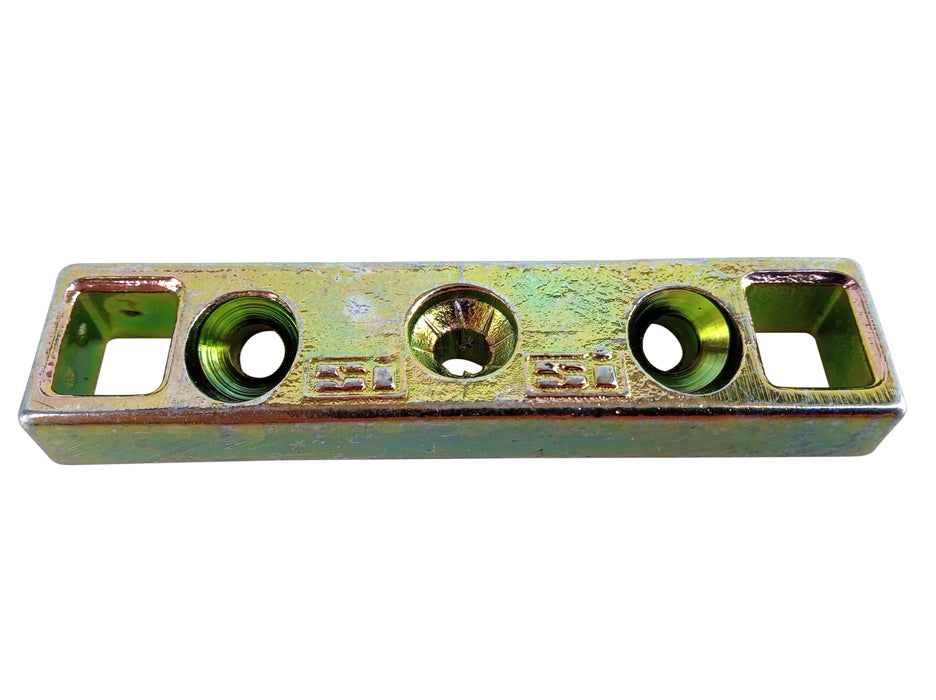 Siegenia Schließstück / Schließblech 1360, für Kantenriegel, 78x18mm